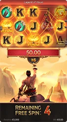 Legend of Hou Yi · Memantau perubahan pengali dan membaca parameter saldo di baris bawah layar.